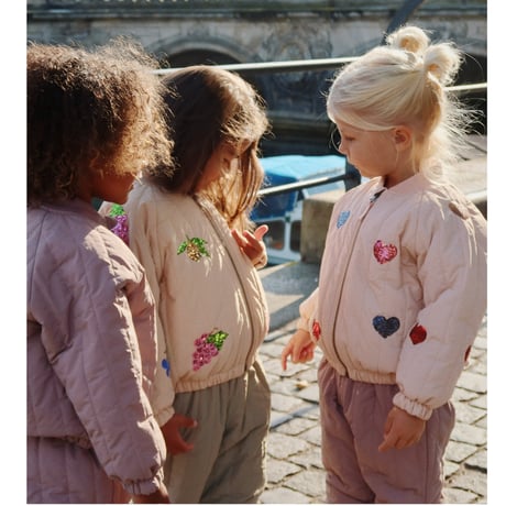 KONGESSLOEJD - JUNO SEQUIN BOMBER JACKET |  Cameo Rose
