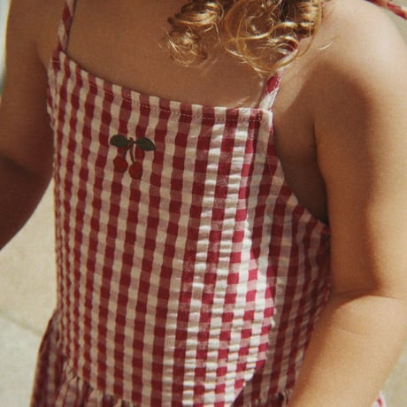 KONGESSLOEJD - ISOTTA DRESS  | Raspberry Check
