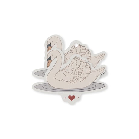 KONGESSLOEJD - 12 pack gift tags | Swan
