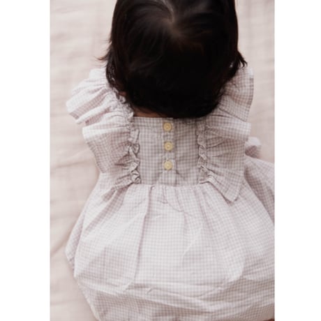 J A M I E   K A Y - Organic Cotton Sylvie Top | Gingham Lilac