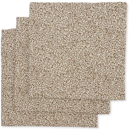 KONGESSLOEJD - 3 pack Muslin Cloth | Blossom Mist Brik
