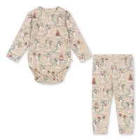 KONGESSLOEJD - BASIC NEWBORN SET GOTS  | LET IT SNOW