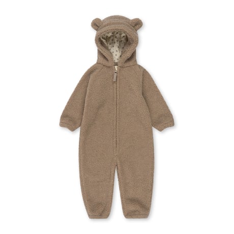 KONGESSLOEJD - Grizz Teddy Onesie |  Oxford Tan