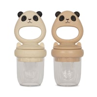 KONGESSLOEJD - Silicone Fruit Feeding Panda Pacifier   | Shell Mix