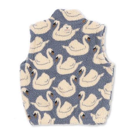 KONGESSLOEJD - JODY TEDDY VEST GRS  |  Swan