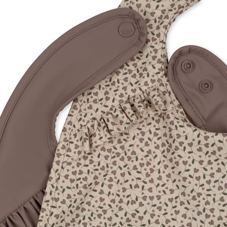 KONGESSLOEJD - 2pack Dinner Bib With Frill  | Milk Tank/Atler