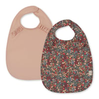 KONGESSLOEJD - 2pack Dinner Bib With Frill  | Villetta Blue