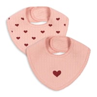 KONGESSLOEJD - MINNIE 2 PACK BIB | Mellow Rose