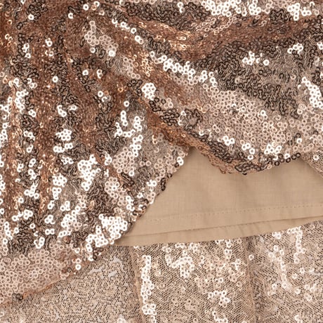 KONGESSLOEJD - Starla Sequin Dress |  Gold Blush