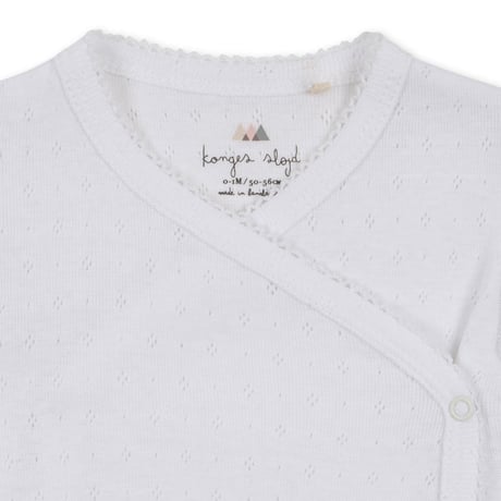 KONGESSLOEJD - Minnie Newborn Onesie Gots  |   Optic White