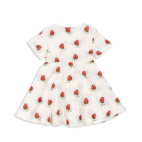 KONGESSLOEJD - Elin Wrap Dress  | Vita Rosa