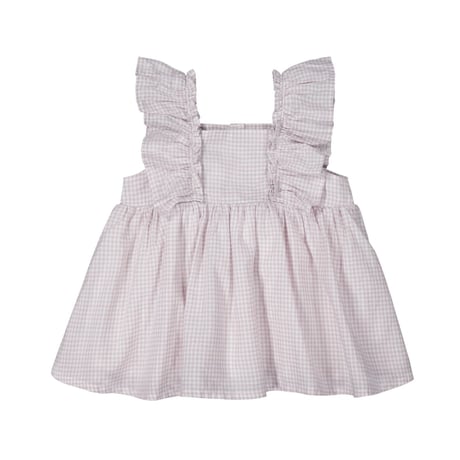 J A M I E   K A Y - Organic Cotton Sylvie Top | Gingham Lilac