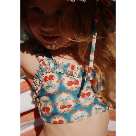 KONGESSLOEJD - MAYA BIKINI GRS |  Cherry Bow Blue