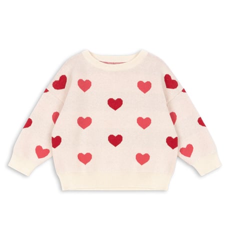 KONGESSLOEJD - LAPIS SWEATER  |  Coeur Coloré Duo Pink