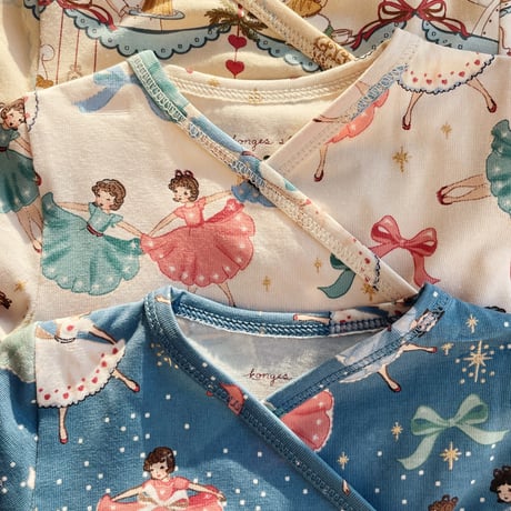 KONGESSLOEJD - BASIC NEWBORN SET GOTS  |  SNOW BOW BALLERINA