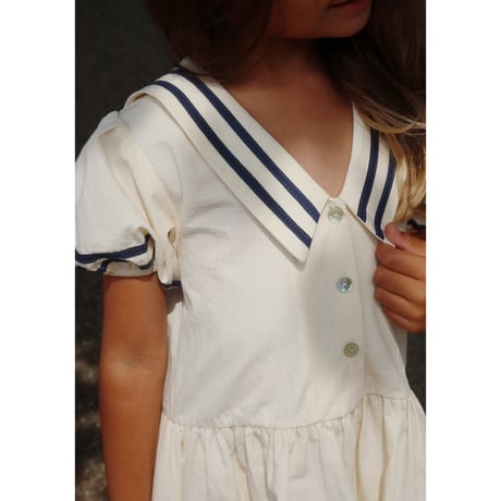 KONGESSLOEJD - ALLIE SAILOR DRESS GOTS | Optic White