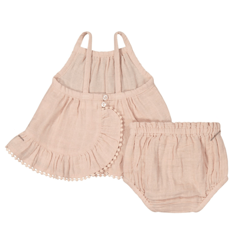 J A M I E   K A Y - Organic Cotton Muslin Zoe Set | Dusky Rose