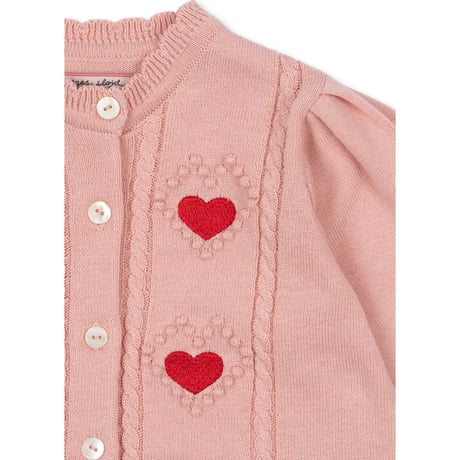 KONGESSLOEJD - SOLEIL CARDIGAN | Silver Pink