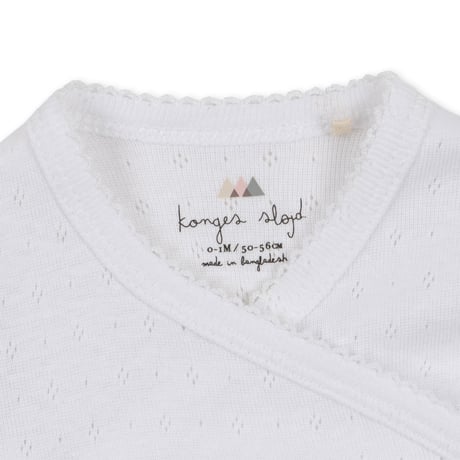 KONGESSLOEJD - Minnie Newborn Body Gots |  Optic White
