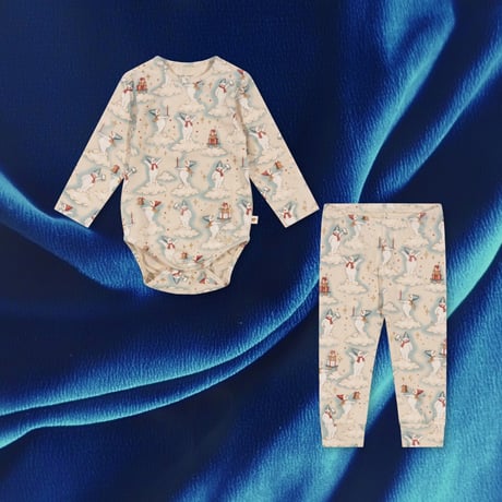 KONGESSLOEJD - BASIC NEWBORN SET GOTS  | LET IT SNOW