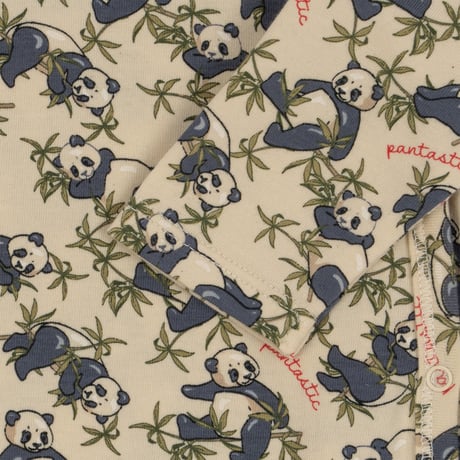 KONGESSLOEJD - Basic Newborn Onesie Gots  |  Panda