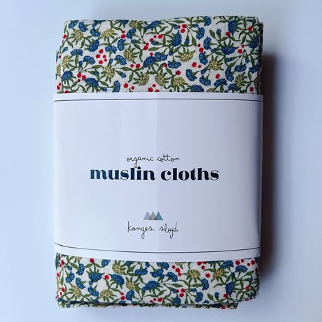 KONGESSLOEJD - 3 pack Muslin Cloth Gots |  Jardin de Fleurs