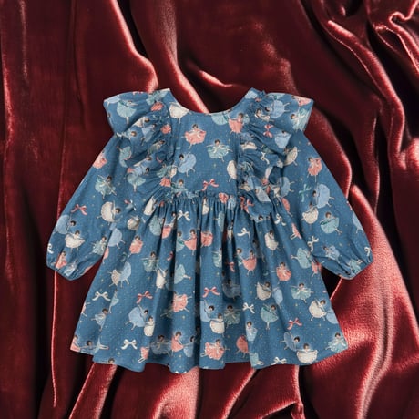 KONGESSLOEJD - EVIA LS BOW DRESS GOTS | SNOW BOW BALLERINA
