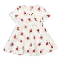 KONGESSLOEJD - Elin Wrap Dress  | Vita Rosa