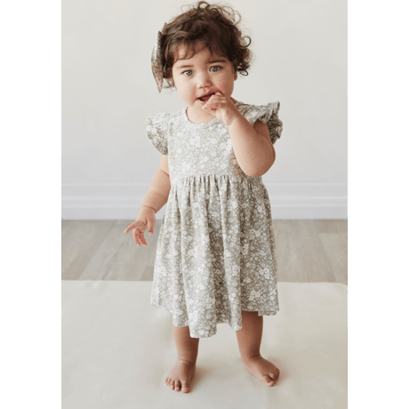 J A M I E   K A Y - Organic Cotton Ada Dress |  Pansy Floral Mist