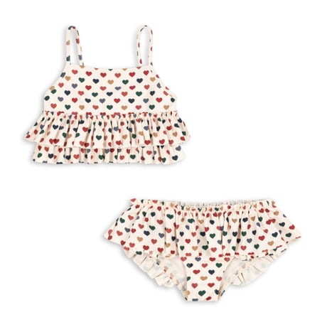KONGESSLOEJD - Manuca Frill Bikini  |  Coeur Coloré
