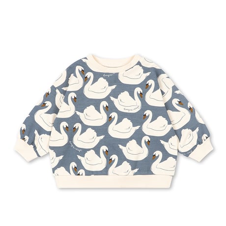 KONGESSLOEJD - LOUPY PRINT SWEAT SHIRT GOTS  |  Swan