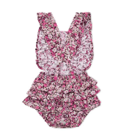 J A M I E   K A Y - Organic Cotton Madeline Playsuit | Garden Print