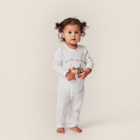 KONGESSLOEJD - Minnie  Onesie Gots  |   Bow Kitty