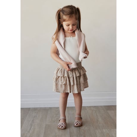 J A M I E   K A Y - Organic Cotton Garden Skirt | Chloe Pink Tint