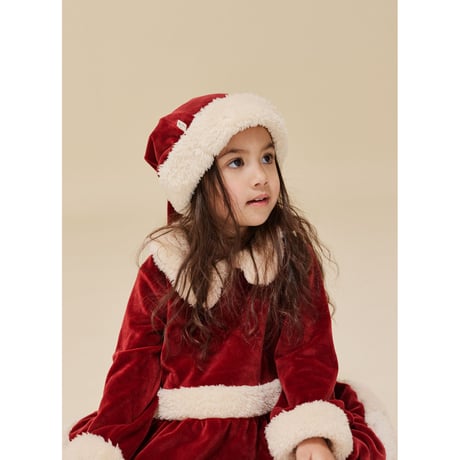 KONGESSLOEJD - CHRISTMAS HAT GRS  | RED DAHLIA
