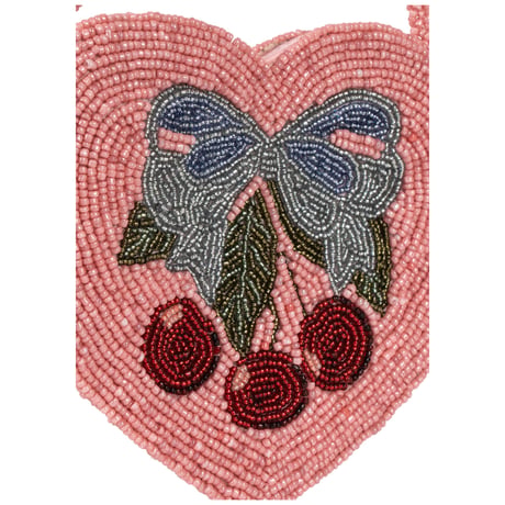 KONGESSLOEJD - BEADED HEART BAG | Amarena