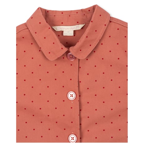 KONGESSLOEJD - NOLA SHIRT JACKET GOTS |  MAHOGANY DOT