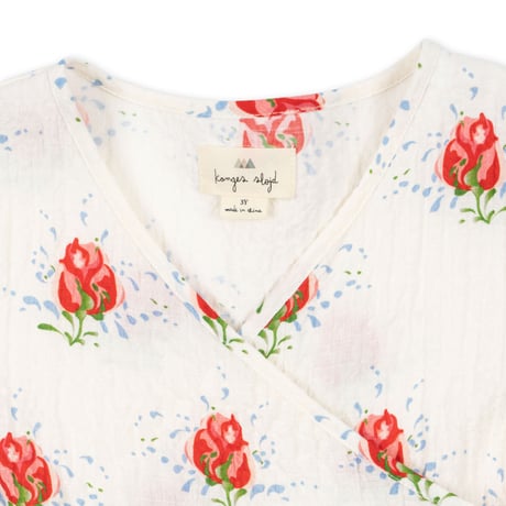 KONGESSLOEJD - Elin Wrap Dress  | Vita Rosa