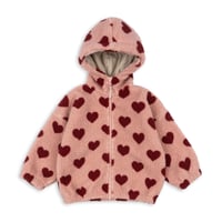 KONGESSLOEJD - JODY TEDDY HOODIE JACKET GRS  |  Coeur Mellow