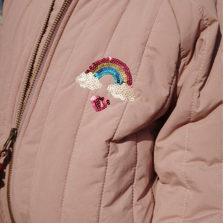 KONGESSLOEJD - JUNO SEQUIN BOMBER JACKET |  Twilight Mauve