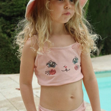 KONGESSLOEJD - KITTY SWIM HAT |  Powder Pink