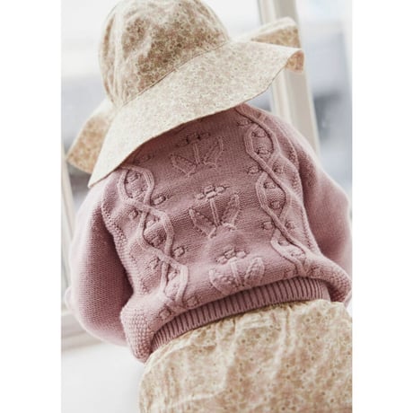 J A M I E   K A Y - Organic Cotton Noelle Hat | Chloe Floral Egret