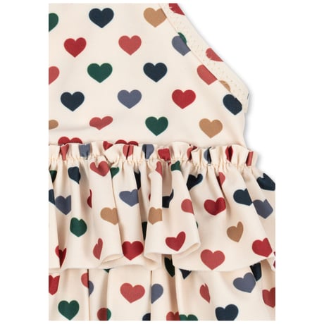 KONGESSLOEJD - Manuca Frill Bikini  |  Coeur Coloré