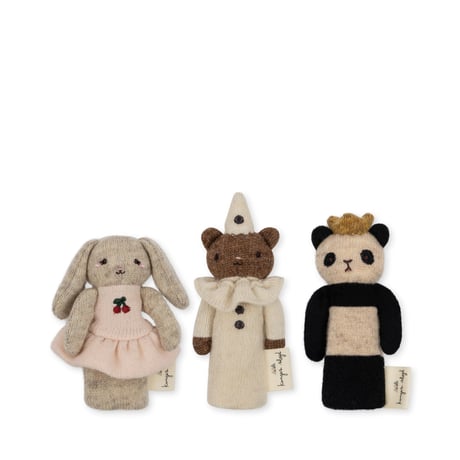 KONGESSLOEJD - 3pack Finger Puppets