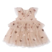 KONGESSLOEJD - Yvonne Heart Sequins Dress  |  Coeur Sequins