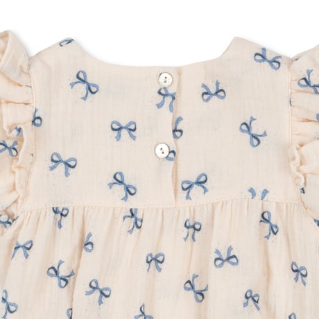KONGESSLOEJD -  COCO ROMPER GOTS  | Bow Bleu