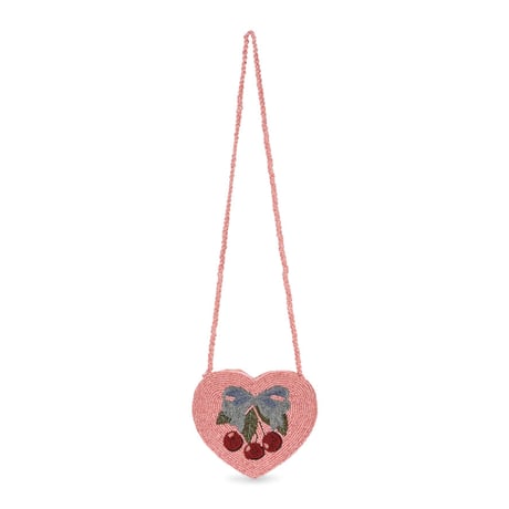 KONGESSLOEJD - BEADED HEART BAG | Amarena
