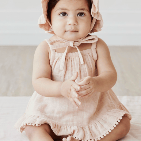 J A M I E   K A Y - Organic Cotton Muslin Zoe Set | Dusky Rose