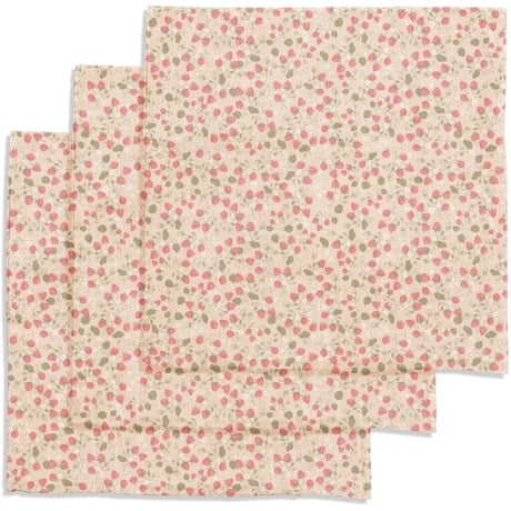 KONGESSLOEJD - 3 pack Muslin Cloth |  Strawberry Fields