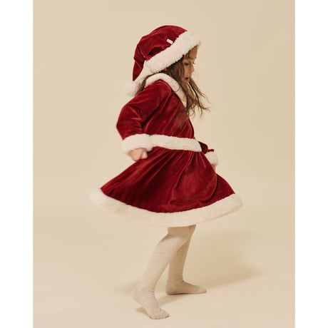 KONGESSLOEJD - CHRISTMAS HAT GRS  | RED DAHLIA